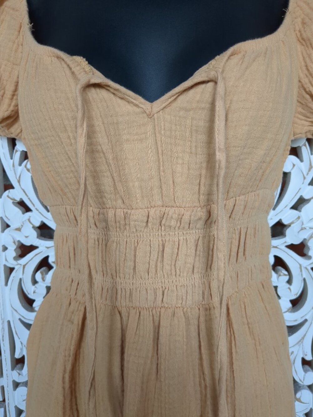 S 🍬🍭🍬 Cute 100% Cotton Short Sleeve Dress - Picture 2 of 12